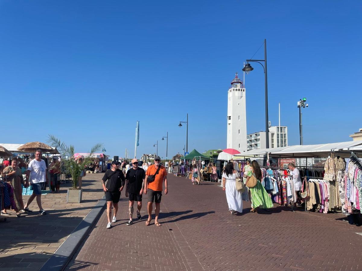 Strandhuis Aan Zee Noordwijk Bagian luar foto